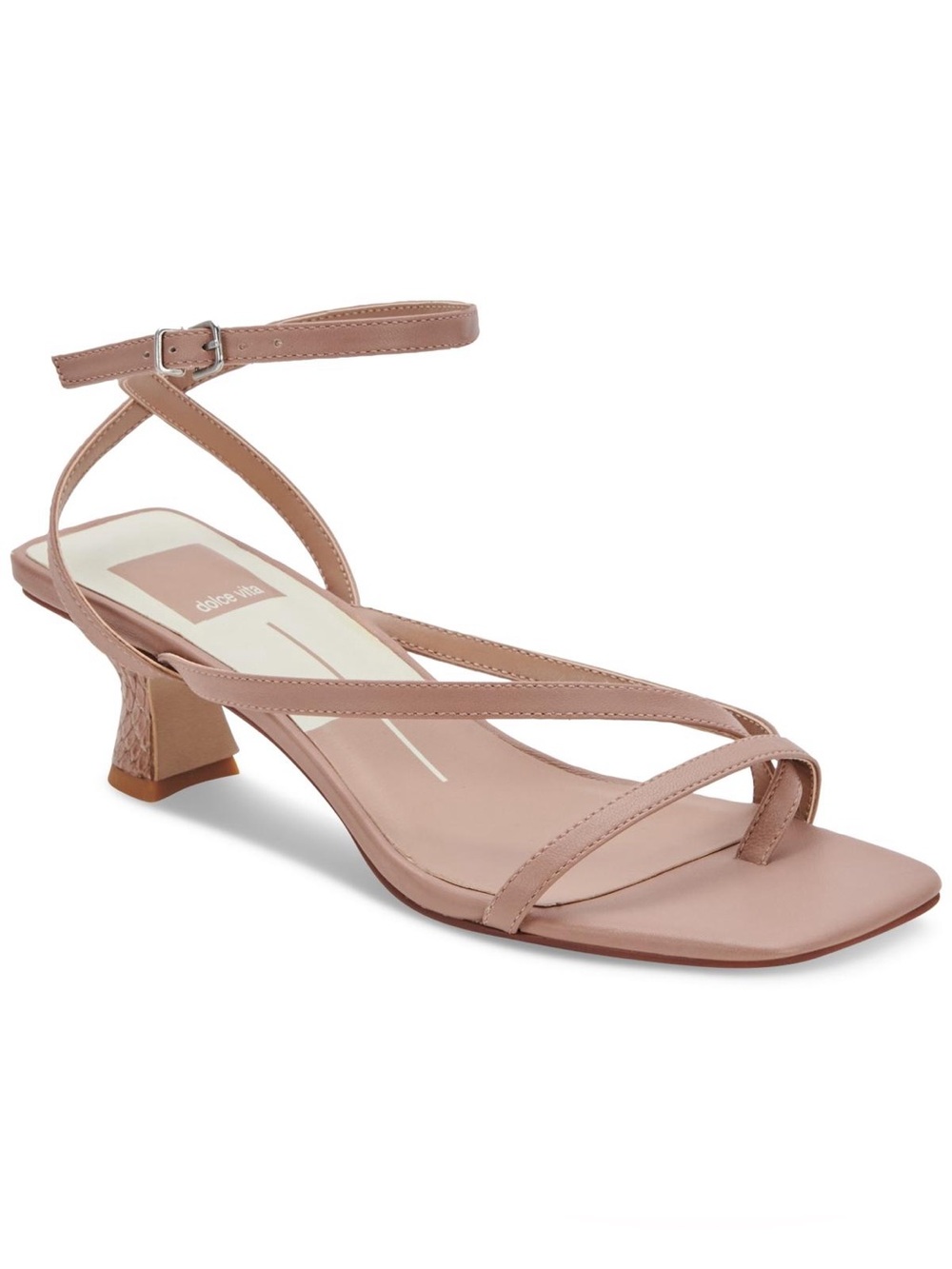 Dolce Vita Strappy Ankle Sandal in Blush Taupe